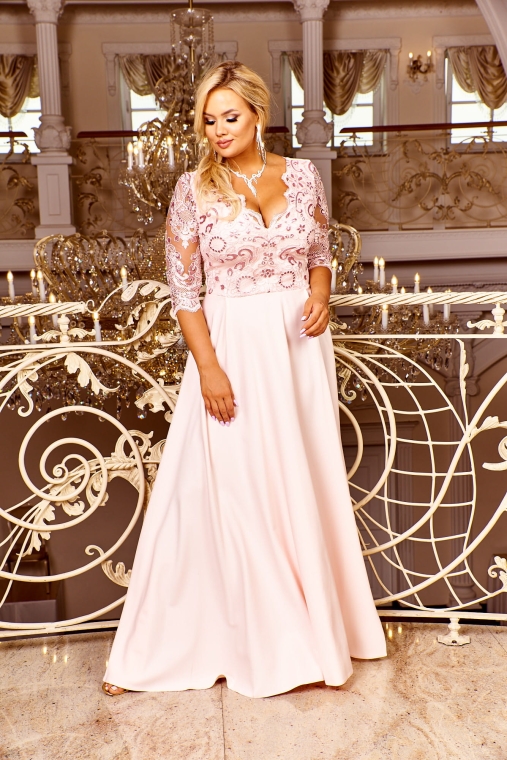 CRYSTAL 3/4 light pink 44