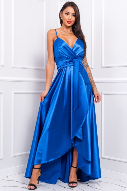 LIVIA satin royal blue 36