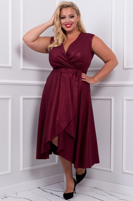 GRETA burgund brocate 48