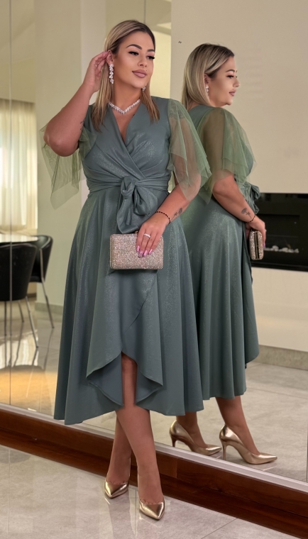 ELENA sage glossy 48