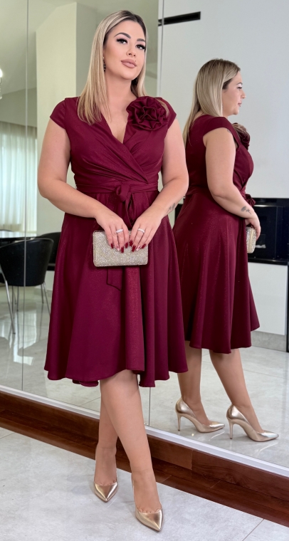 NINA II burgund glossy 48