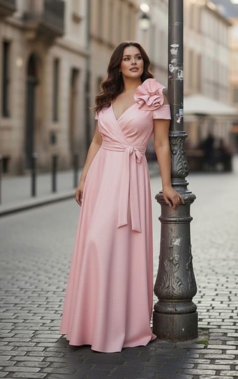 GALA flower pastel pink glossy