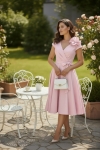 NINA flower pastel pink glossy 44