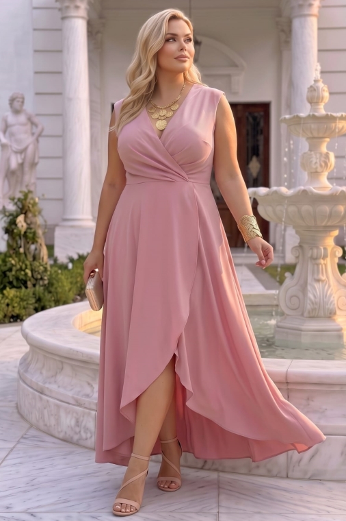 GRACIA powder pink brocate 36